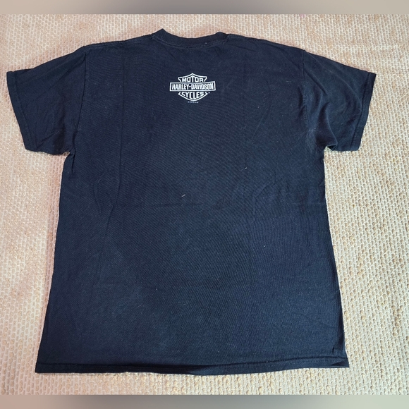 Harley Davidson T Shirt Mens Size L Black Live Wire 2020 Cotton Short Sleeve Tee - Picture 2 of 9